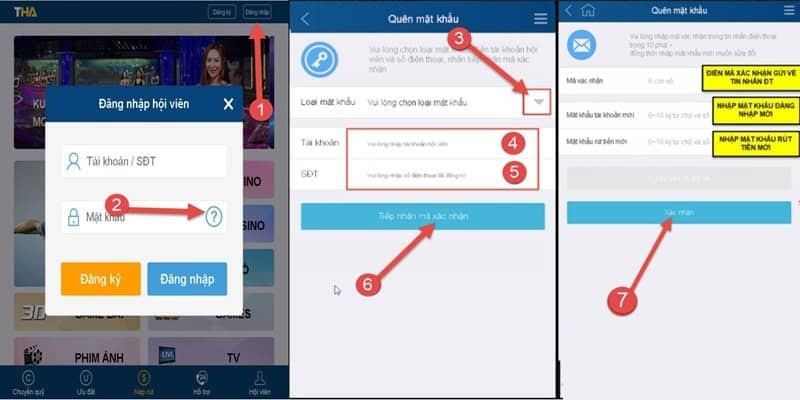 Hướng Dẫn Khôi Phục Quên Mật Khẩu Kubet Hiệu Quả 2 Các bước đặt lại mật khẩu an toàn