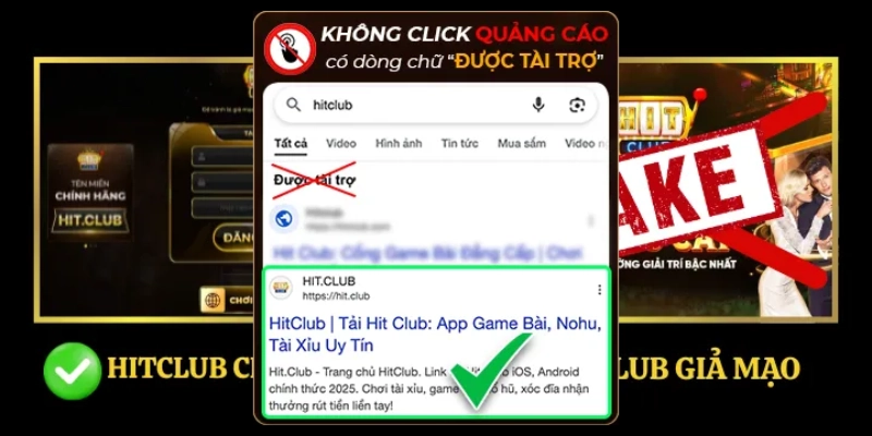 Cảnh báo giả mạo thương hiệu HITCLUB 1 Cảnh báo an toàn HITCLUB