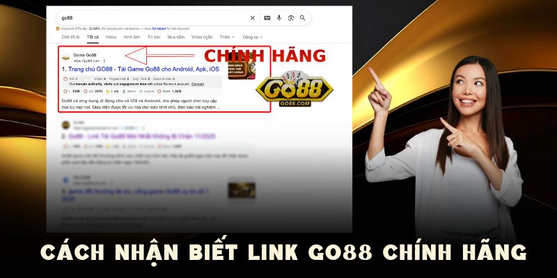 Hướng Dẫn Kiểm Tra GO88 Chính Hãng Không Lo Bị Lừa 2 Nhận biết GO88 nhanh qua link vào