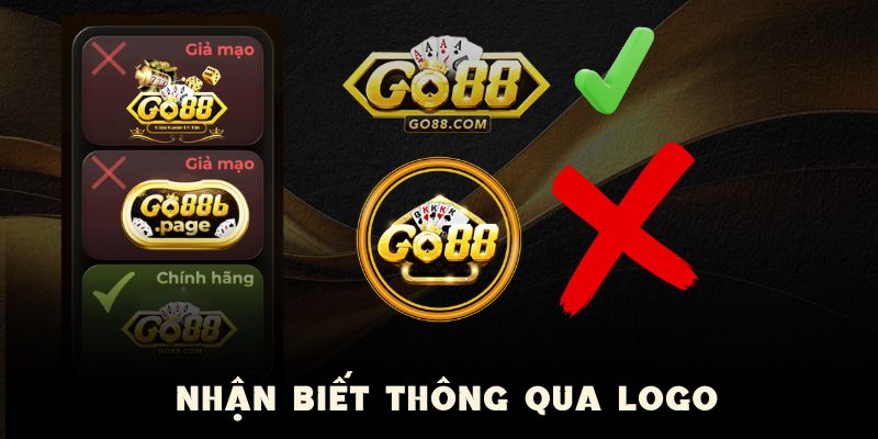 Hướng Dẫn Kiểm Tra GO88 Chính Hãng Không Lo Bị Lừa 3 Xem logo để nhận biết trang chủ chính hãng